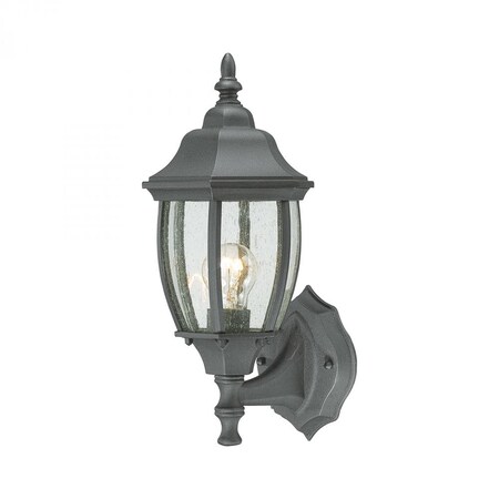 Thomas Covington 1-Light Outdoor Wall Lantern in Black SL92237